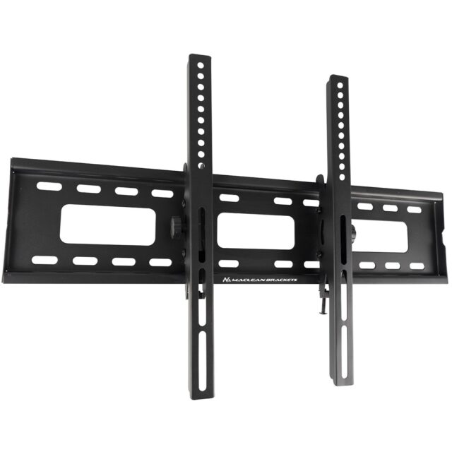 Maclean TV MC-421 Wall Mount Bracket 32 -90  VESA 600x400 80kg Tilting Universal Adjustable Spirit Level Accessories Flat Slim - imagine 9