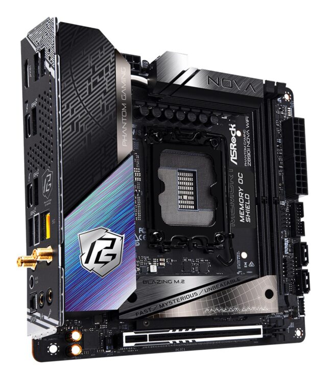 Asrock Phantom Gaming Z890I Nova WiFi Intel Z890 LGA 1851 (Socket V1) mini ITX - imagine 4