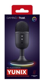 Trust GXT 234P Yunix Black Table microphone - imagine 3