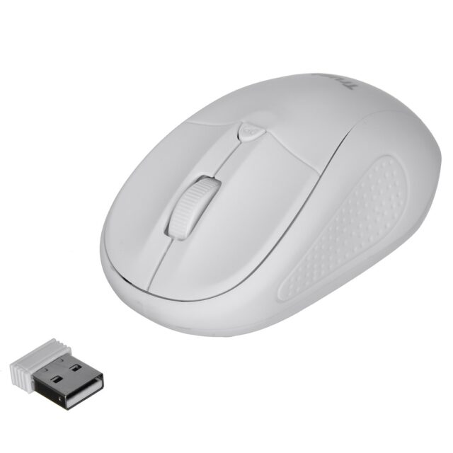 Trust 24795 - 1600 DPI wireless optical mouse (white) - imagine 6