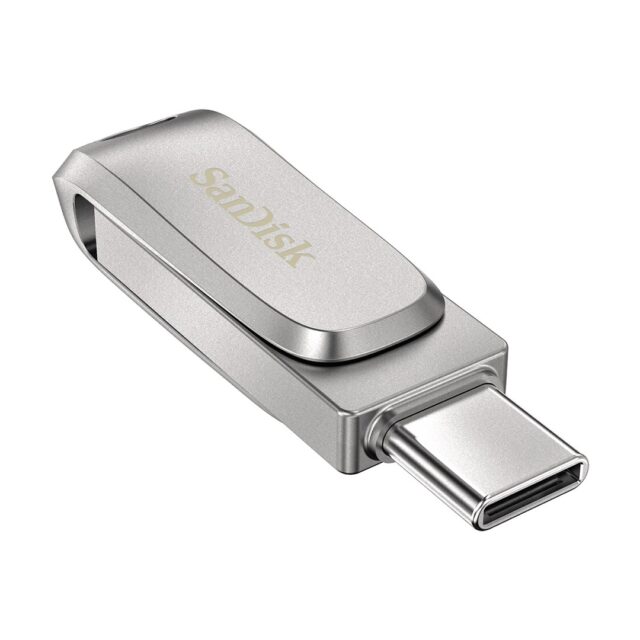 SanDisk Ultra Dual Drive Luxe USB flash drive 1000 GB USB Type-A / USB Type-C 3.2 Gen 1 (3.1 Gen 1) Stainless steel - imagine 3