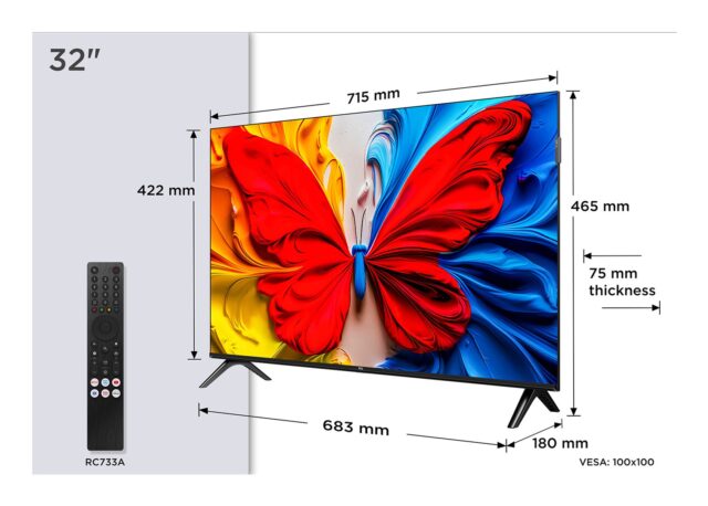 TCL S59K 32S59K TV 81.3 cm (32 ) Full HD Smart TV Wi-Fi Metallic - imagine 2