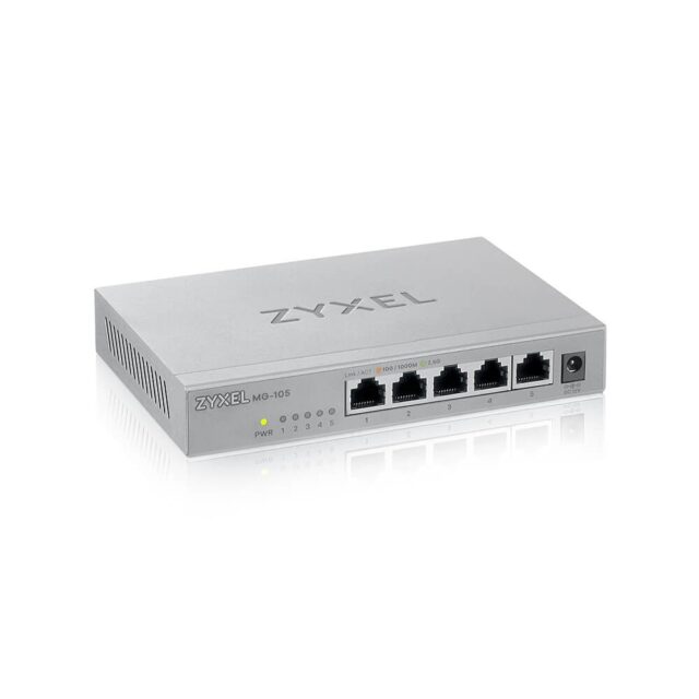 Zyxel MG-105 Unmanaged 2.5G Ethernet (100/1000/2500) Steel - imagine 5