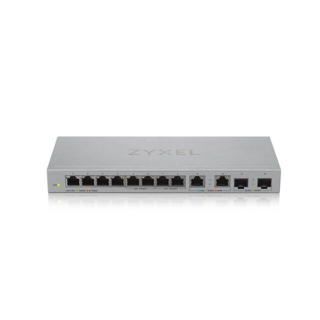Zyxel XGS1010-12-ZZ0102F network switch Unmanaged Gigabit Ethernet (10/100/1000) Grey - imagine 5