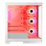 Modecom Volcano SPACE APEX ARGB MIDI Midi Tower White - imagine 24