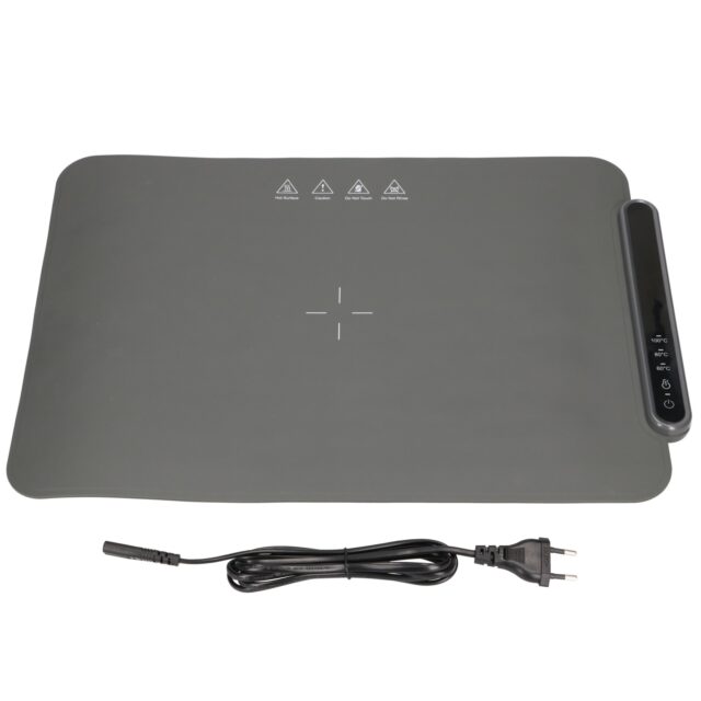 EXTRALINK ELEKTRYCZNA MATA GRZEWCZA SZARA 47X32 CM 250W - imagine 4