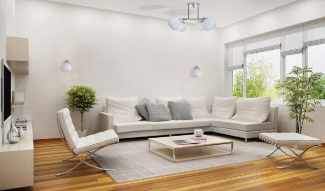 Classic chandelier pendant ceiling lamp Activejet IRMA nickel 5xE27 for living room - imagine 2