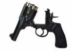 WEBLEY MKVI .455 Police cal.5.5 mm Diabolo cartridge revolver 6-shot. 4’ barrel CO2 Battlefield Ekp to17J - imagine 7