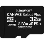 Kingston Technology 32GB micSDHC Canvas Select Plus 100R A1 C10 Card + ADP