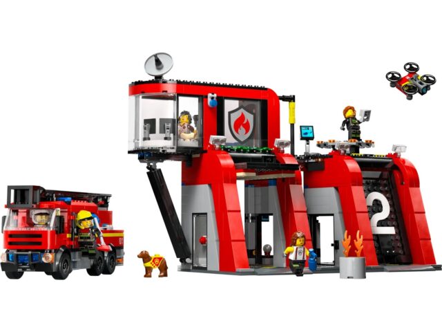 LEGO CITY 60414 FIRE STATION WITH FIRE TRUCK - imagine 3