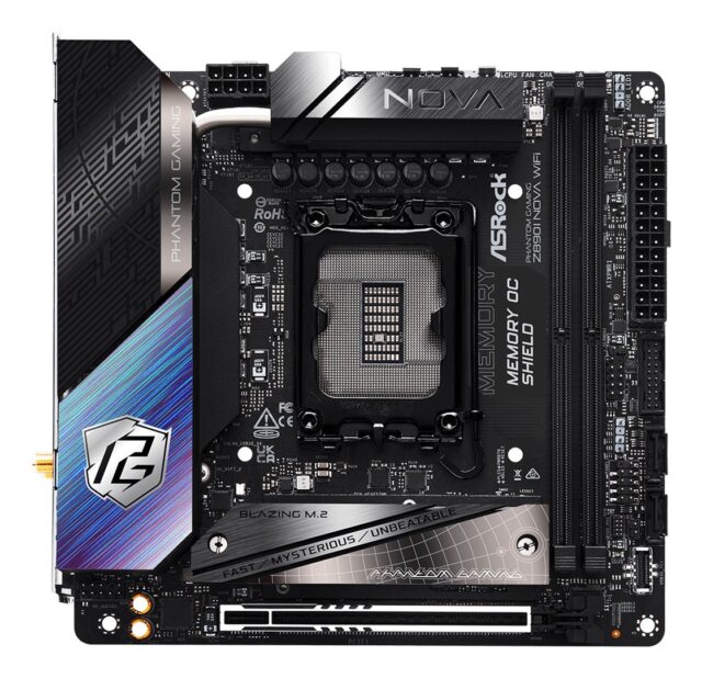 Asrock Phantom Gaming Z890I Nova WiFi Intel Z890 LGA 1851 (Socket V1) mini ITX - imagine 3