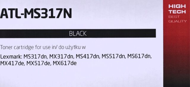 Activejet ATL-MS317N Toner (replacement for Lexmark 51B2000  Supreme; 2 500 pages; black) - imagine 4
