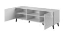 RTV cabinet ABETO 150x42x52 white/white glossy - imagine 4