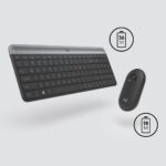 Logitech Slim Wireless Combo MK470 - imagine 3