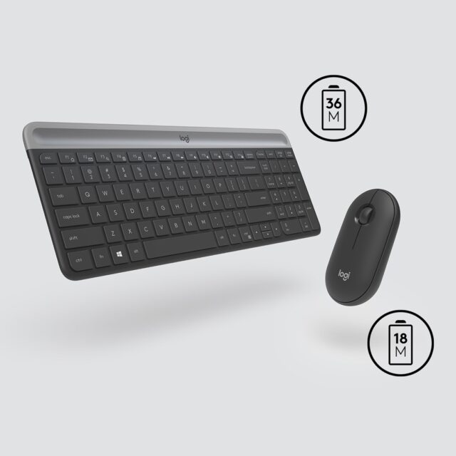 Logitech Slim Wireless Combo MK470 - imagine 3