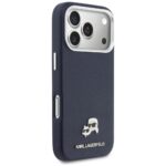 Case Karl Lagerfeld Karl & Choupette     Head Pins Saffiano MagSafe for iPhone 17 Pro Max blue - imagine 4