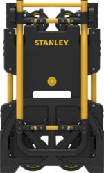 Stanley Folding Transport Cart up to 70/137 KG Yellow  Black - imagine 5