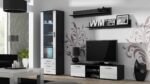 Cama TV stand SOHO 140 black/white gloss - imagine 2