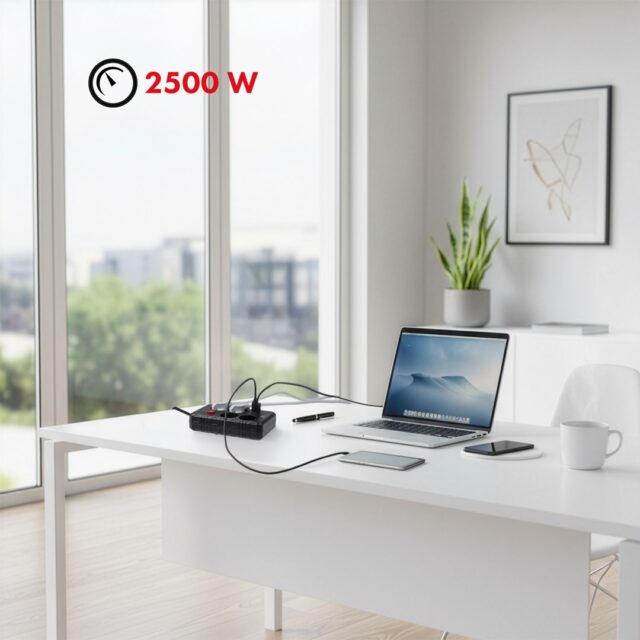 MACLEAN POWER STRIP 4 SOCKETS 3 USB PORTS MCE392 B - imagine 9