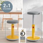 Leitz Ergo Cosy Active Sit Stand Stool 2 in1 - imagine 9