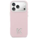 Case Karl Lagerfeld Karl Head Logo       MagSafe for iPhone 17 Pro Max pink - imagine 3