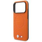 Case BMW M FW Logo Metal MagSafe for iPhone 17 Pro Max orange - imagine 6
