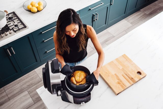 Ninja OL750EU multi cooker 7.5 L 1760 W Black  Stainless steel - imagine 6