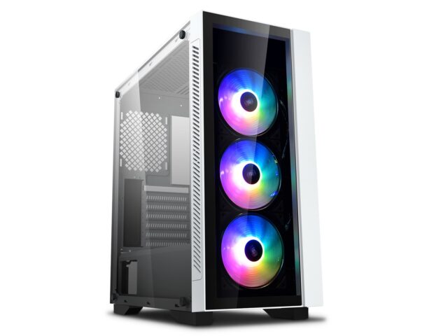 DeepCool Matrexx 55 V3 ADD-RGB WH 3F Midi Tower Black  White - imagine 4