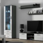 Cama set of two shelves 125cm SOHO grey matte