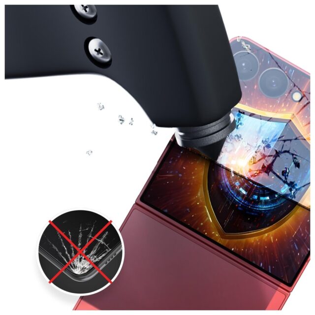 Folia prywatyzująca 3MK Silky Matt       Privacy do Samsung Galaxy Z Flip7 - imagine 5