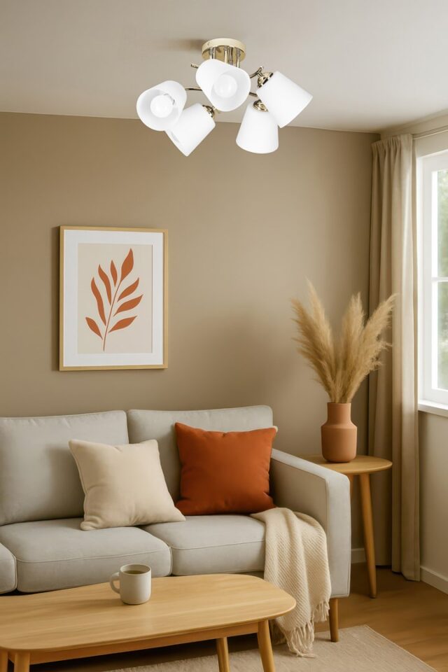 Activejet pendant lamp AJE-EMILY 3P GOLD E27 3x40W - imagine 3