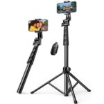 Ugreen selfie stick with stand and remote control LP680 1.8m (black)