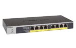 NETGEAR GS108LP Unmanaged Gigabit Ethernet (10/100/1000) Power over Ethernet (PoE) 1U Black  Grey - imagine 3