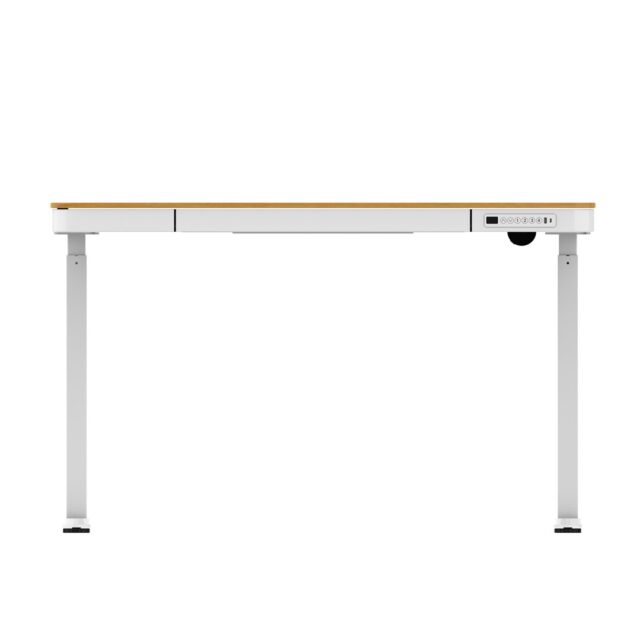 Activejet desk with electric height adjustment 140x70 ET119W-C white/oak - imagine 4