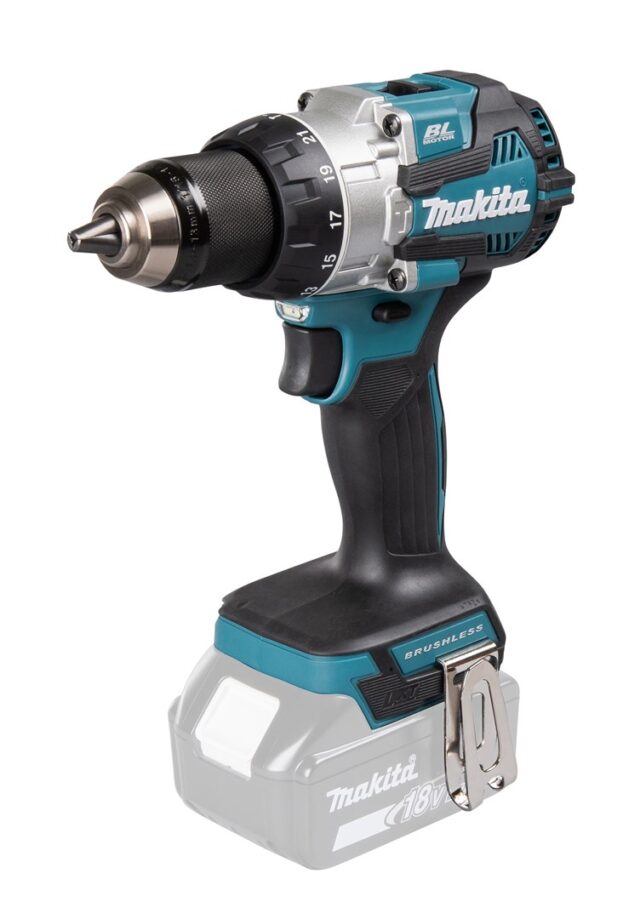 Makita Percussion Driver Drill LXT 1800 RPM Black  Blue - imagine 2