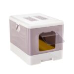 FERPLAST SAHARA TOILET GREY PINK kuweta dla kota - imagine 8