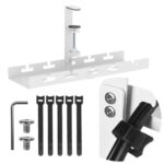 Maclean under-desk cable organizer  max. load 5kg  white  MC-105 W - imagine 3