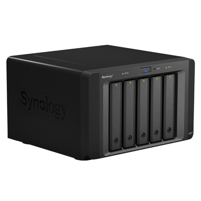 Expansion unit Synology DX517; Tower; 5x 3.5 /2.5  SATA HDD/SSD (for DS923+  DS723+  DS1522+) - imagine 6
