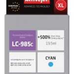 Activejet AB-985CN ink (replacement for Brother LC985C; Supreme; 19.5 ml; cyan)