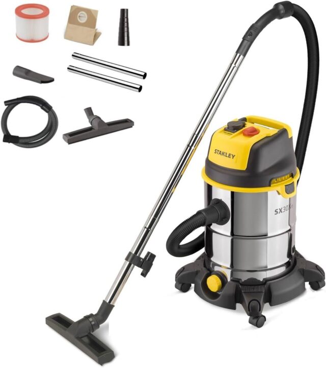 Vacuum cleaner STANLEY SXVC30XTDE Black  Stainless steel  Yellow 1600 W - imagine 3