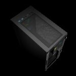 Gembird Fornax 4000 ARGB gaming ATX computer case  Midi Tower  backlight  Black - imagine 6