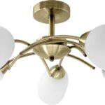 Classic ceiling chandelier pendant lamp Activejet NIKITA Patina 5xE27 for living room