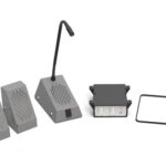 Contacta STS-K002L-G Intercom freestanding set grey