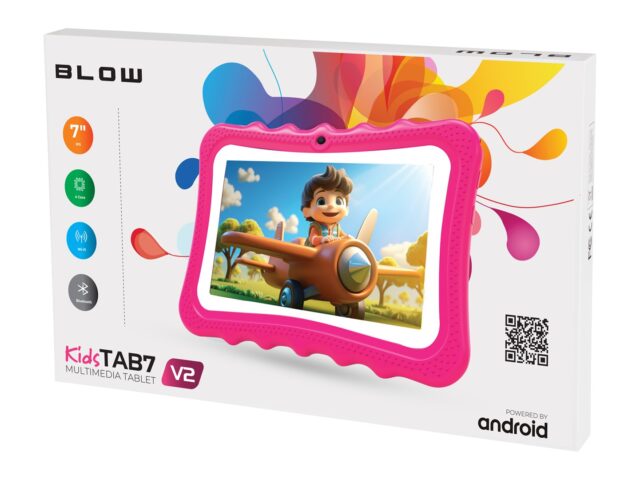 Tablet KidsTAB7 V2 BLOW 4/32GB różowe etui 2MP - imagine 3