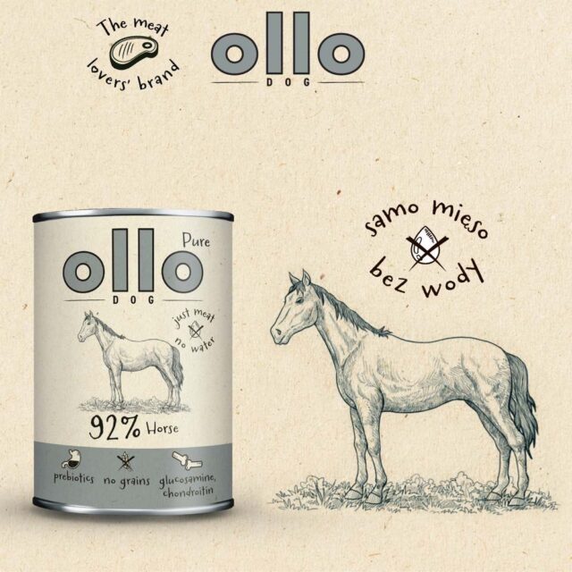 OLLO Pure Horse - wet dog food - 400g - imagine 5