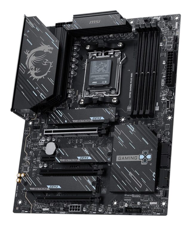 MSI X870E GAMING PLUS WIFI motherboard AMD X870E Socket AM5 ATX - imagine 3