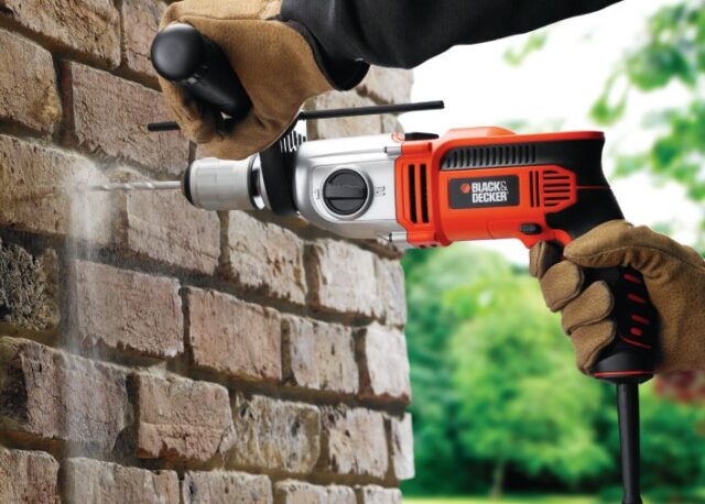 1100W 13mm BLACK+DECKER hammer drill - imagine 5