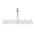 Maclean under-desk cable organizer  max. load 5kg  white  MC-105 W - imagine 2