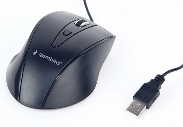 Gembird MUS-4B-02 mouse Right-hand USB Optical 1200 DPI - imagine 3