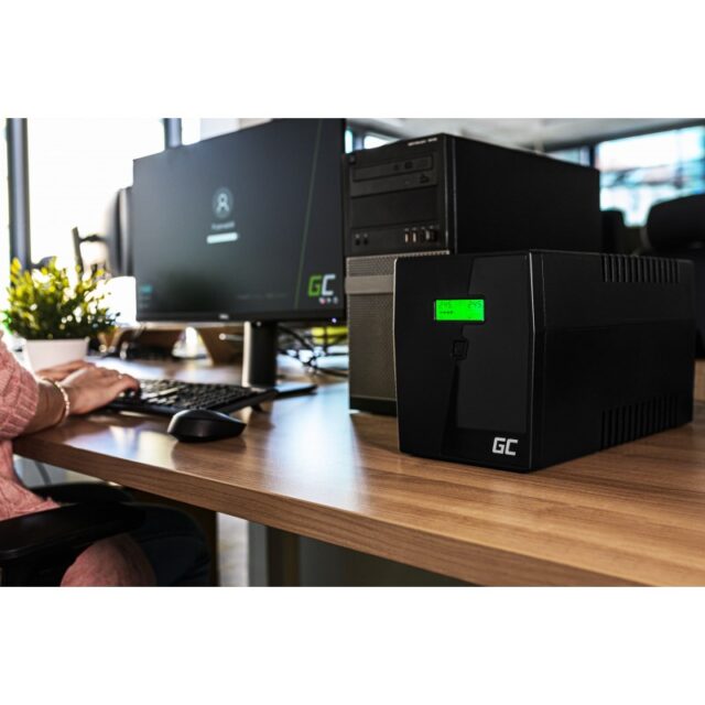 Green Cell UPS08 uninterruptible power supply (UPS) Line-Interactive 1000 VA 700 W 4 AC outlet(s) - imagine 5